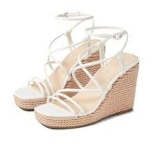 Marc Fisher Zesty Wedges Size 7.5 BRAND NEW White